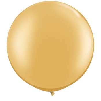 Riesenluftballon 80cm Gold