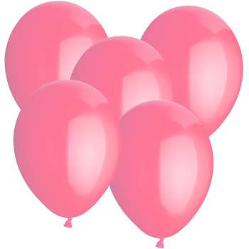 25 Luftballon-Standard- 30cm Rosa