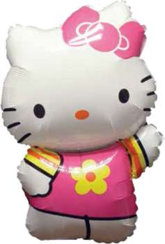 Folienballon Hello Kitty Figur ca. 56cm x 76cm