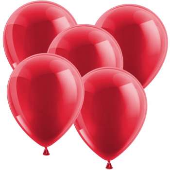 100 Luftballons 30cm Burgund Perl