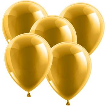 25 Luftballons 30cm Gold Perl