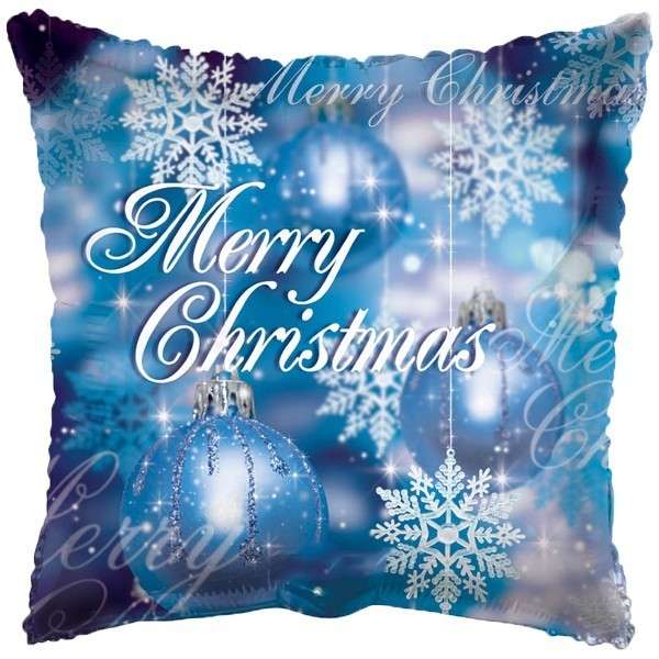 Folienballon 45cm  Marry Christmas Kissen