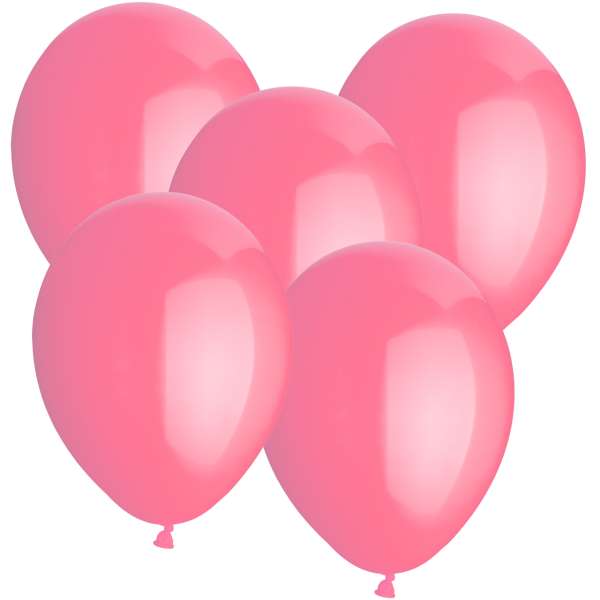 100 Luftballon-Standard- 30cm Rosa