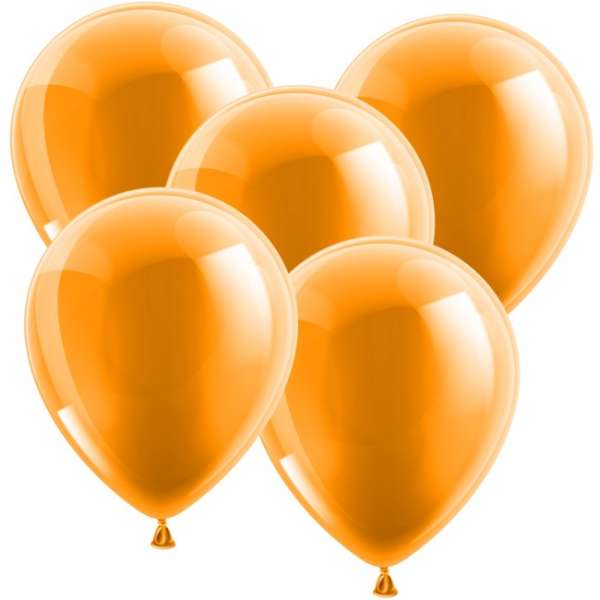 50 Luftballons 30cm Orange Perl