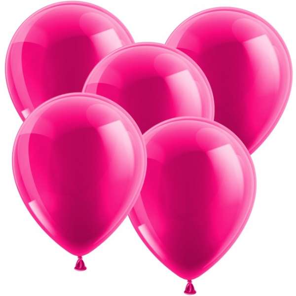 100 Luftballons 30cm Pink Perl